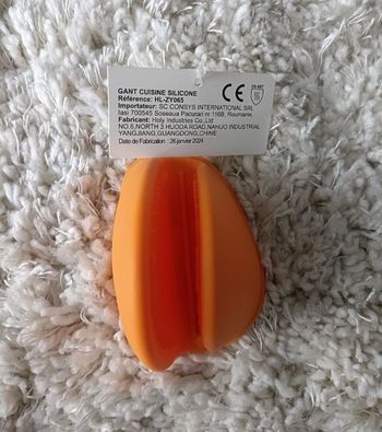 Gant de cuisine en silicone