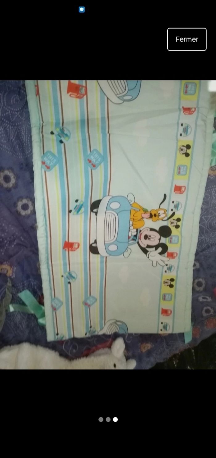 Tour de lit Mickey - photo numéro 3