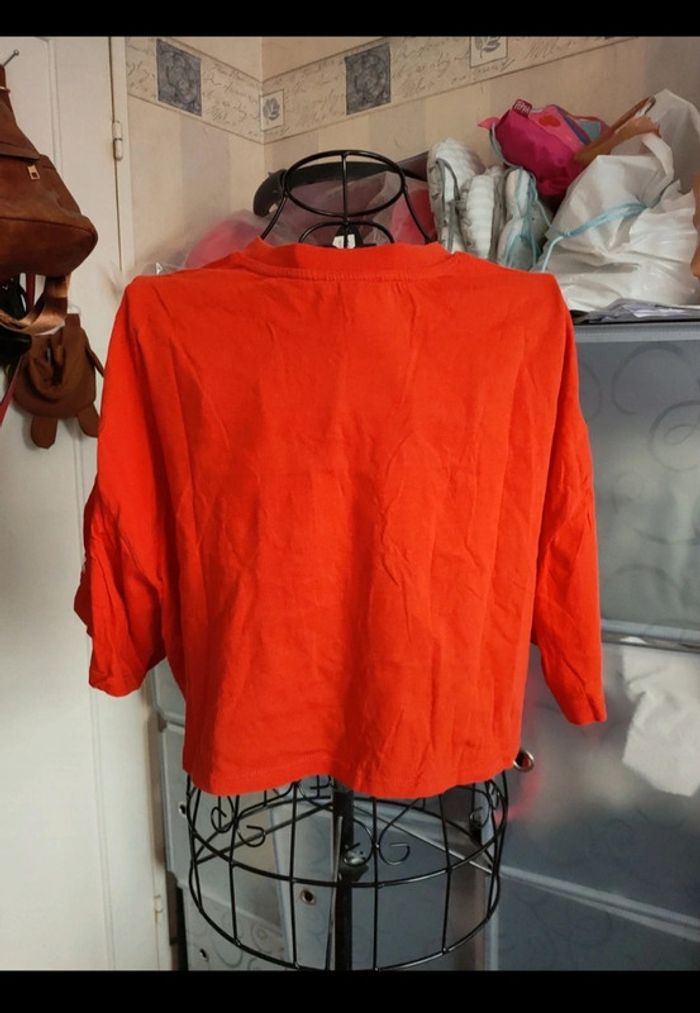 T-shirt rouge oversize - photo numéro 2