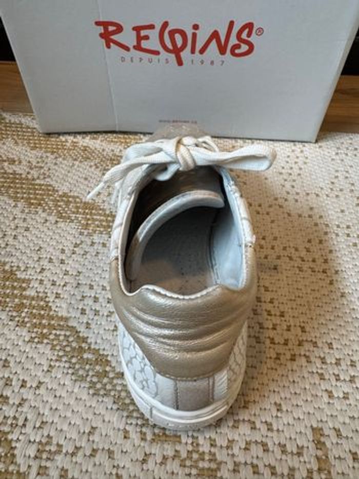 Baskets beige et dorées - photo numéro 4