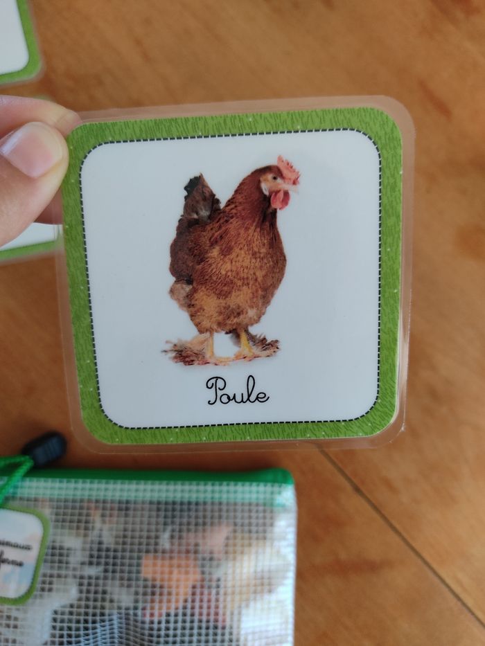 Figurines et jeu éducatif animaux de la ferme - photo numéro 5