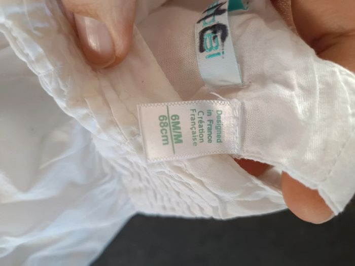 Robe blanche 6 mois - photo numéro 3