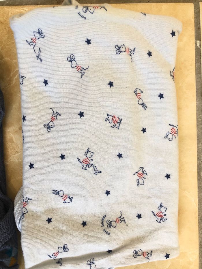 Lot bodies manches longues 3 mois Petit Bateau - photo numéro 2