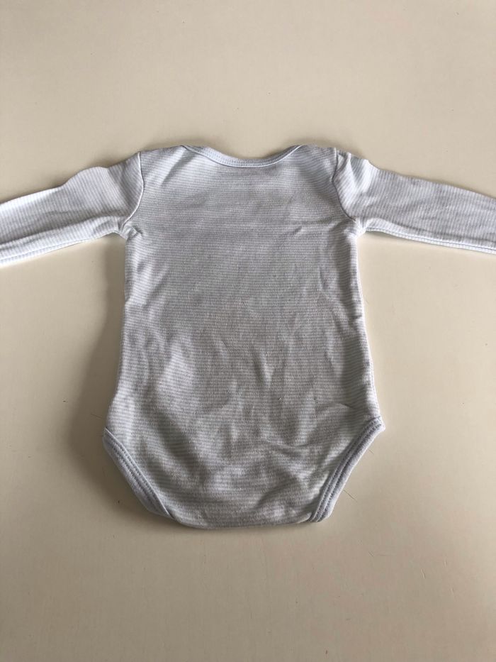 Body rayé bleu In extenso 3M - photo numéro 3