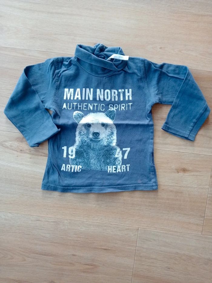 Tee shirt col roulé