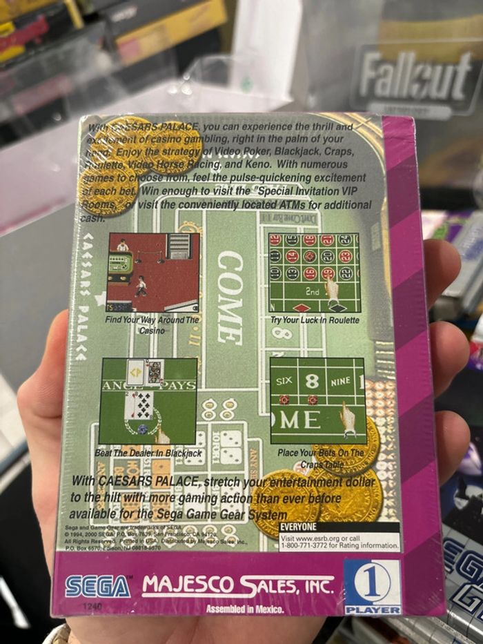 Caesar’s Palace - SEGA Game Gear - photo numéro 2