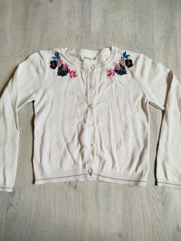 Gilet à fleurs orchestra 10 ans