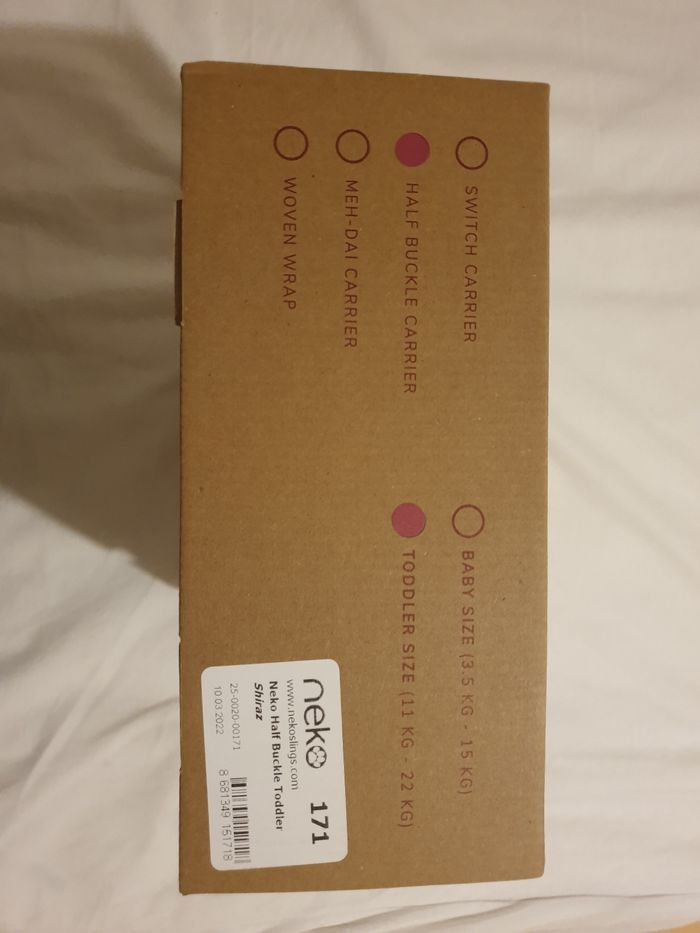 Porte bébé hybride nekoslings toddler neuf - photo numéro 2