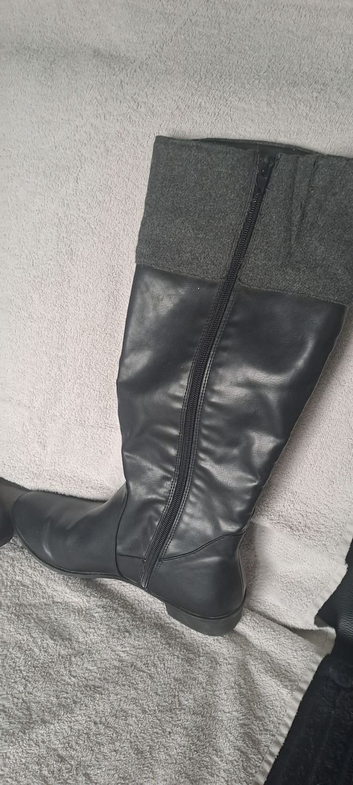 Botte noire La halle pointure 39 - photo numéro 2