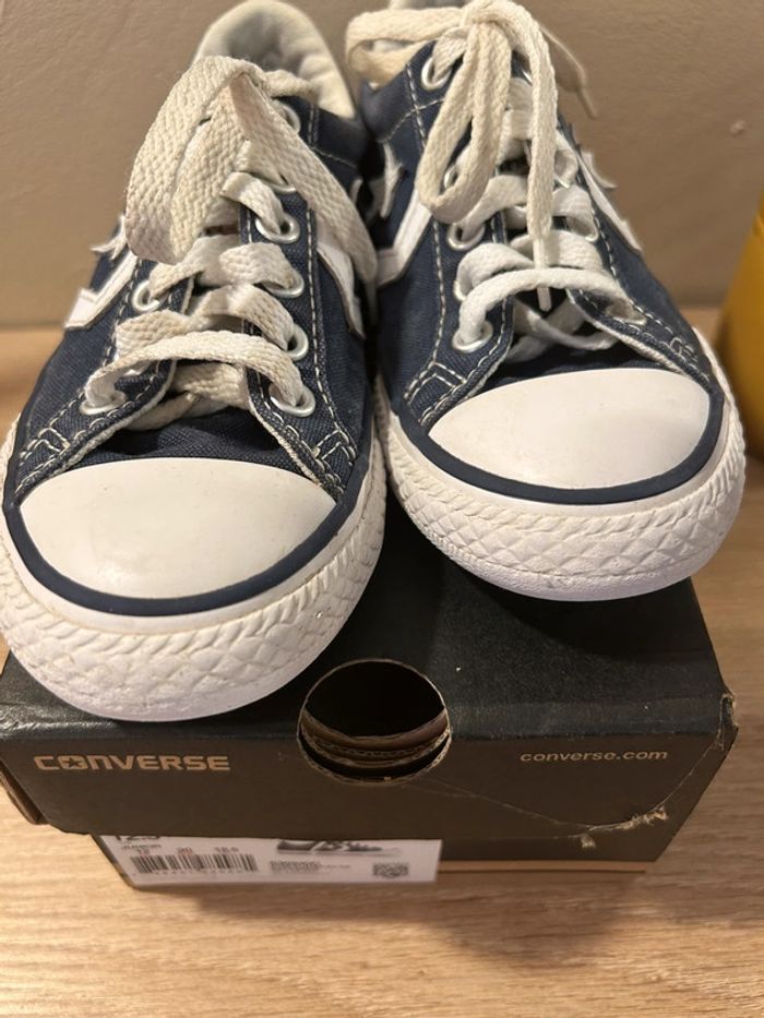 Converse bleu jean taille 30 - photo numéro 6