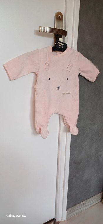 Pyjama velours 1 mois