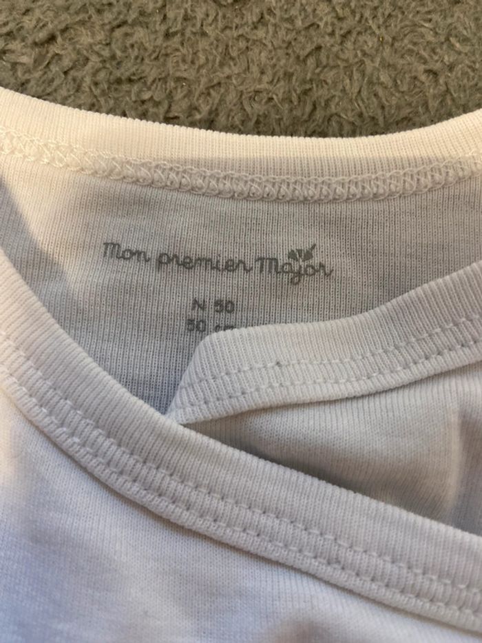 Lot 2 body bodies sergent major mixte naissance 50 cm - photo numéro 3