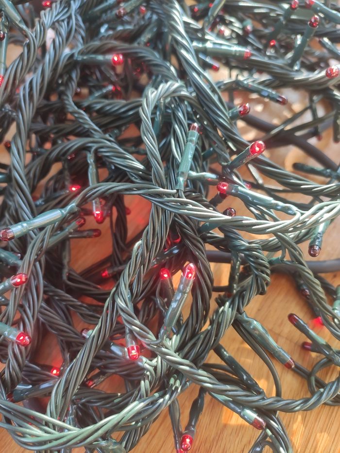 Guirlande lumineuse rouge 10 m - photo numéro 2