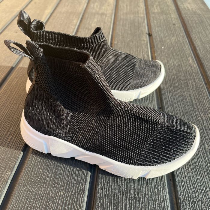 Basket hautes en maille - photo numéro 4