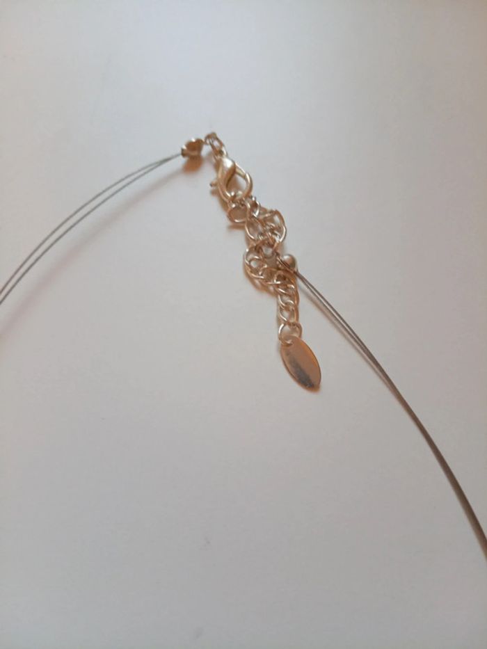 Collier fantaisie avec strass - photo numéro 4