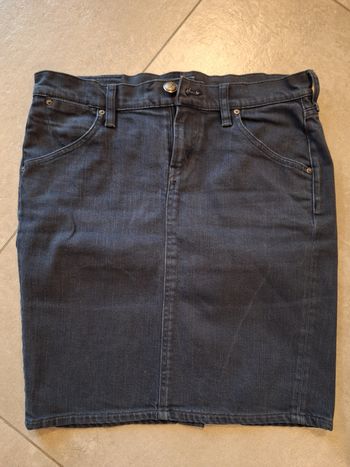 Ralph Lauren jupe en jean  bleu marine taille 38 au dessus du genou