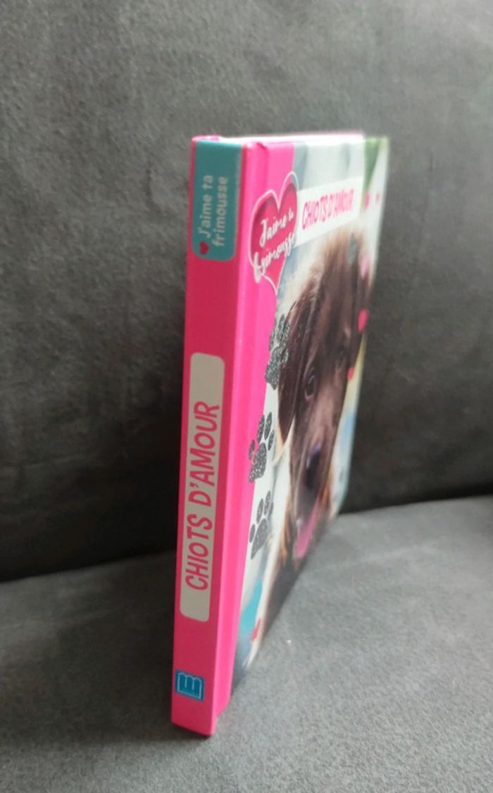 Livre cartonné enfants j'aime ta frimousse chiots d'amour - photo numéro 3