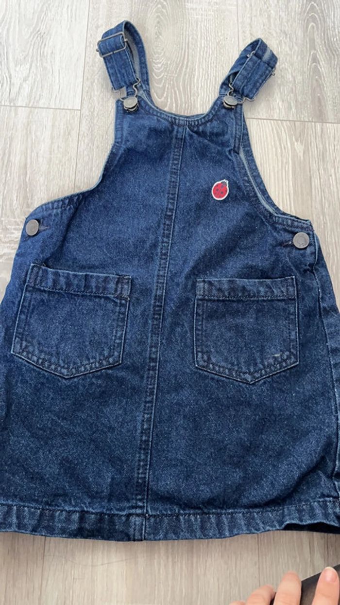 Robe salopette en jean 6 ans - photo numéro 3