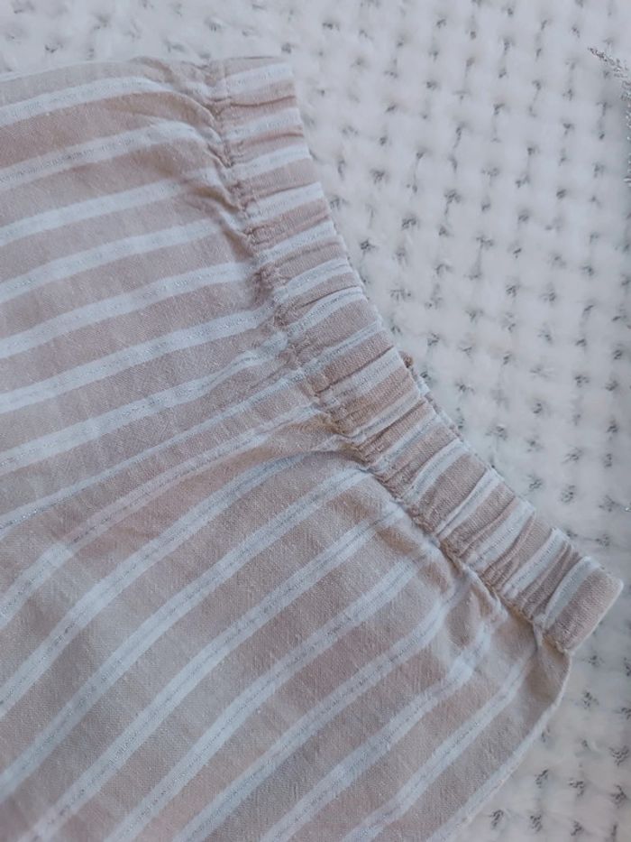 🔸Short Brillant Coton et Lin Fille - 12 Mois🔸 - photo numéro 3