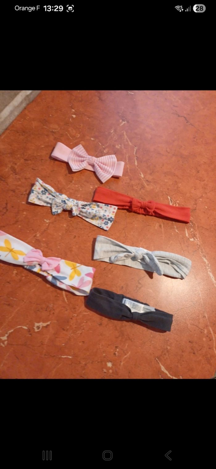 Lot de 6 bandeaux bébé - photo numéro 1