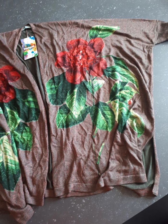 Gilet oversize neuf desigual taille S - photo numéro 4