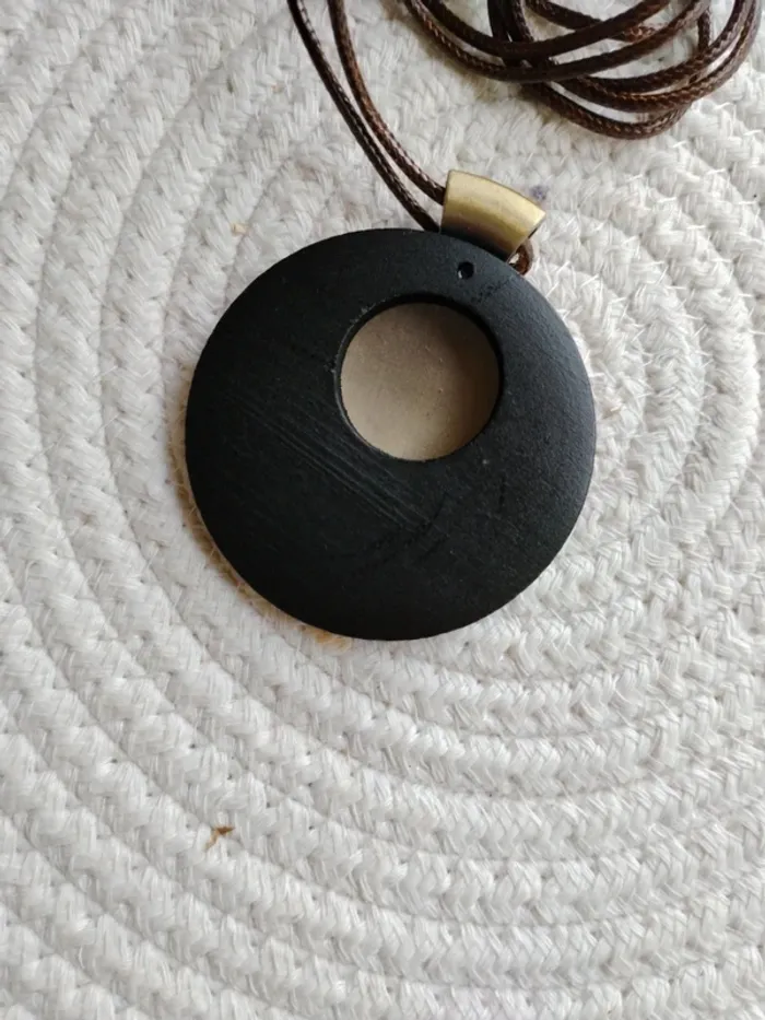 Collier bois et métal - photo numéro 2