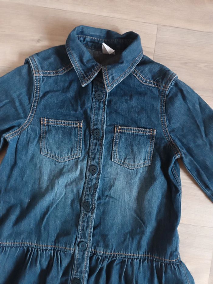 Robe en jeans 8 ans petit bateau neuf - photo numéro 2