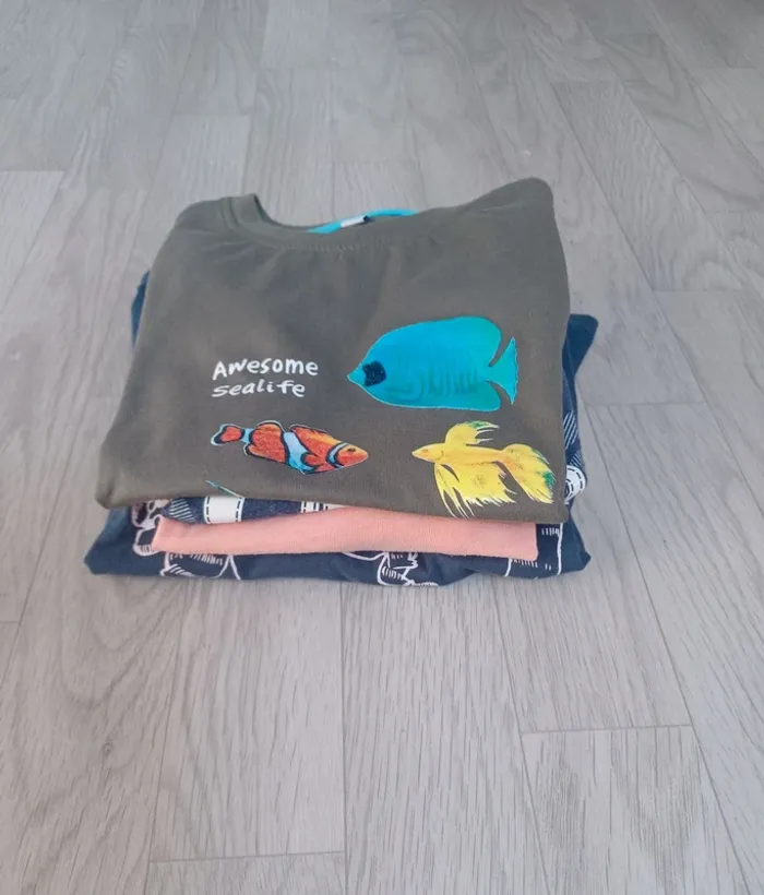 Lot t-shirt et 1 pull garçon 5 ans - photo numéro 17