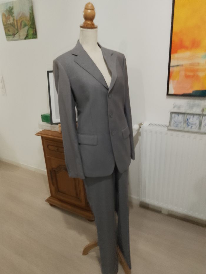 Costume gris clair toutes saisons homme '' Sans Marques'' - photo numéro 2