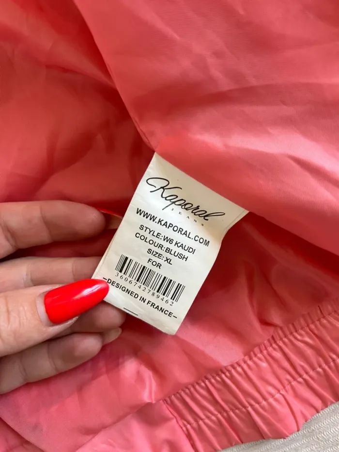 Manteau rose nacré kaporal taille xL léger - photo numéro 6