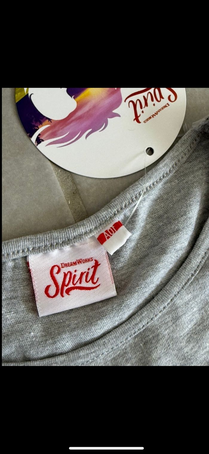 Tee shirt manches longues Cheval Spirit 8- 10 ans - photo numéro 5