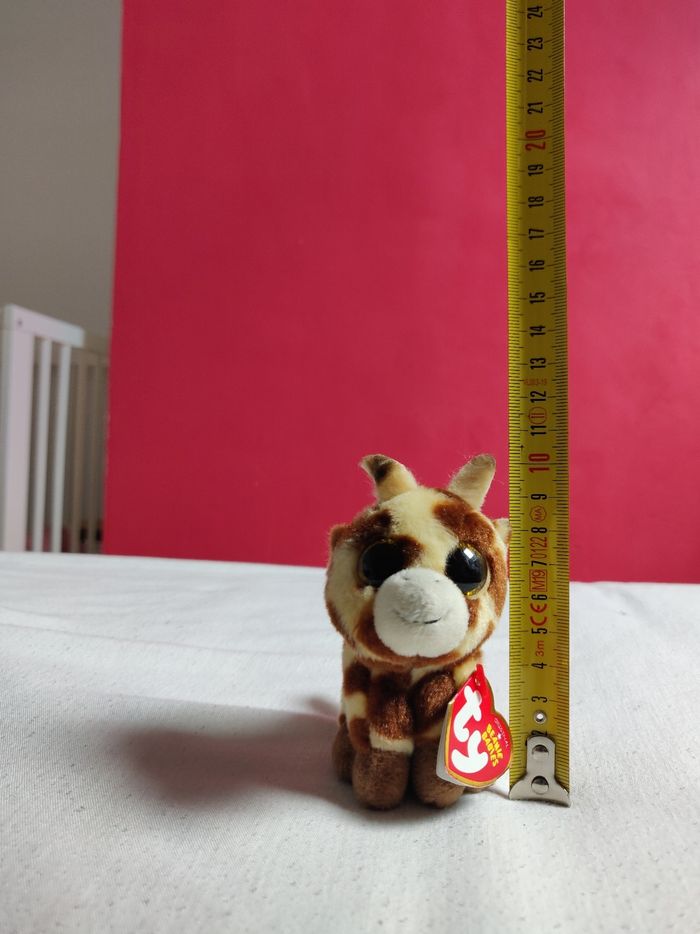 Petite peluche Ty girafe à mousqueton - photo numéro 6