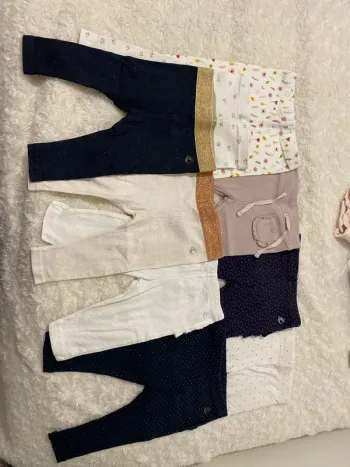 Lot de 9 jolis leggings fille