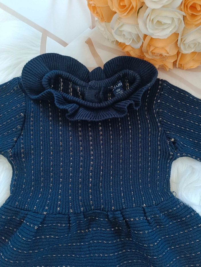 Robe fil doré bébé fille - photo numéro 3