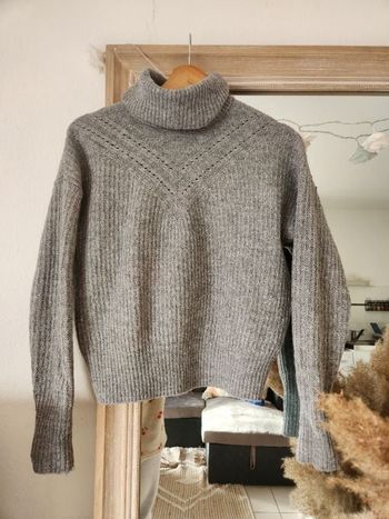 Pull chaud gris