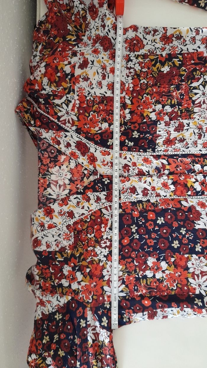 Chemise bohème hippie manches longues evasées - photo numéro 9