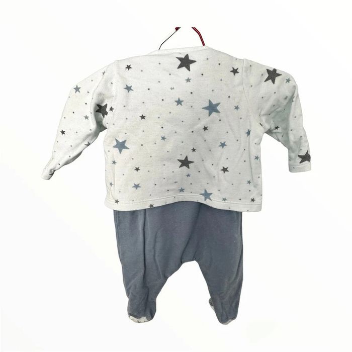 "Ensemble nuit étoilé Petit Bateau 6 mois TBE (11€) " - photo numéro 9