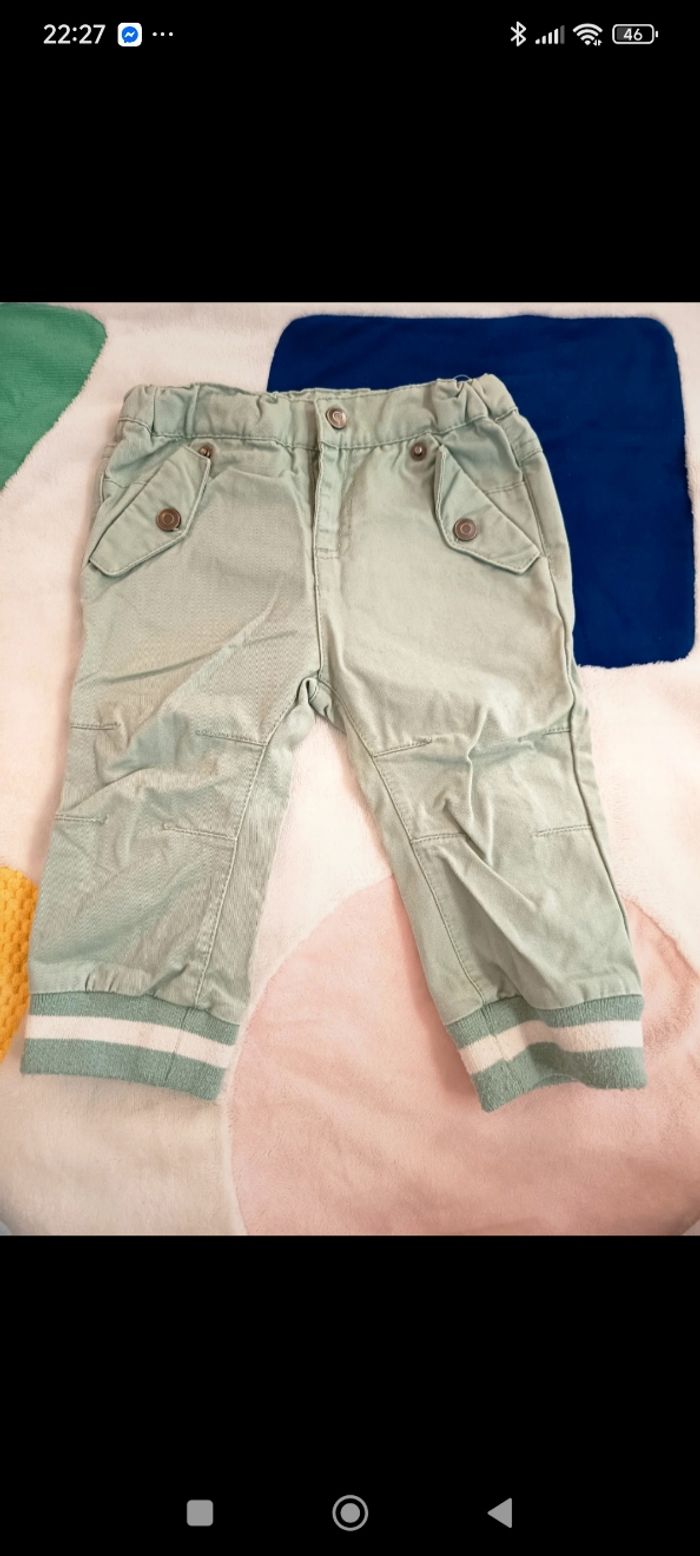 Lot pantalons très bon état 12 mois - photo numéro 3