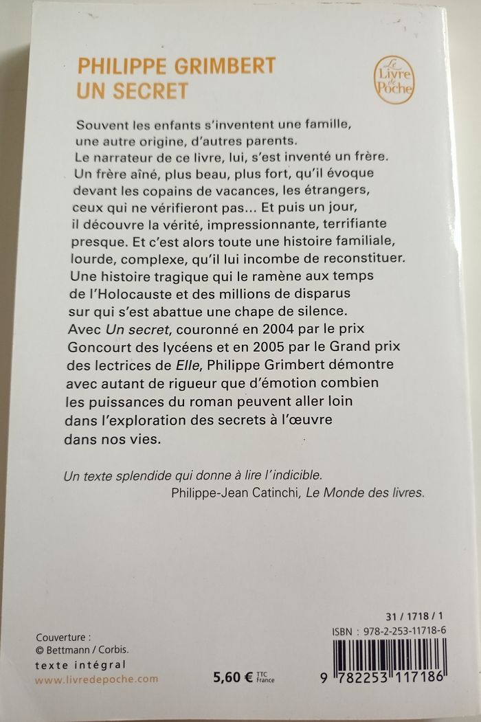 Un secret - photo numéro 2