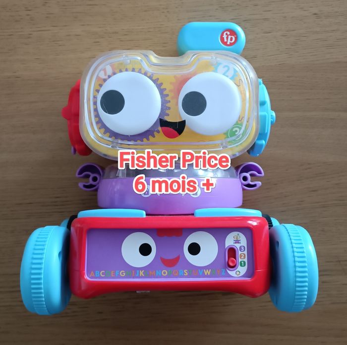 Jouet d'éveil Jo le robot 4 en 1 Fisher Price dès 6 mois