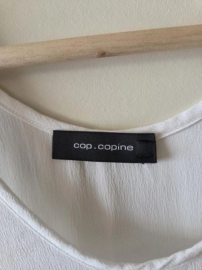 Top Cop Copine blanc taille S - photo numéro 6
