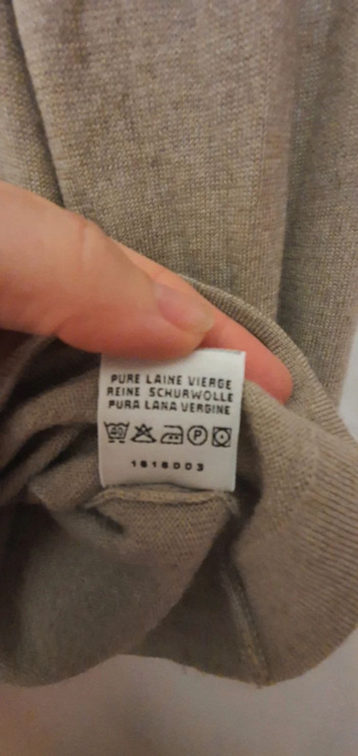 Pull col cheminé pure laine - photo numéro 4