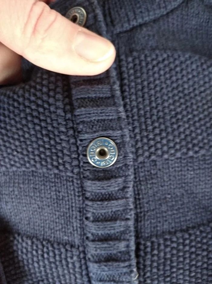 Veste gilet à pressions avec capuche Garçon 12 mois Pingouin Obaïbi - photo numéro 8