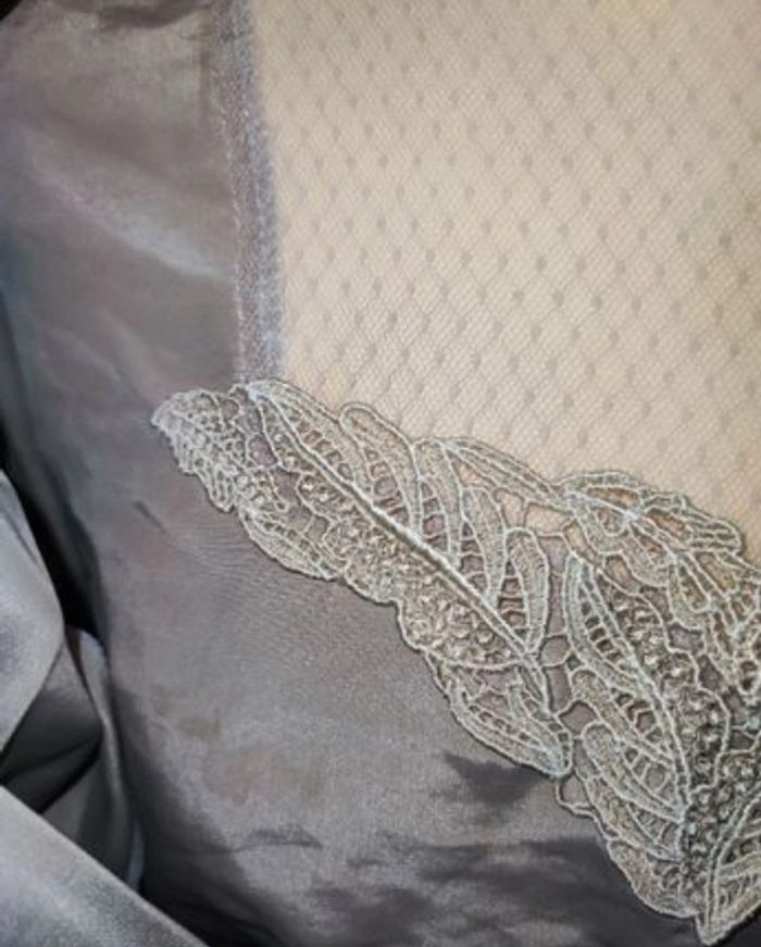 💎 chemise femme en soie vintage Julie Tess Paris made in France haute couture - photo numéro 3