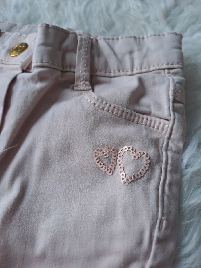 Pantalon rose tape à l'œil 12mois - photo numéro 3
