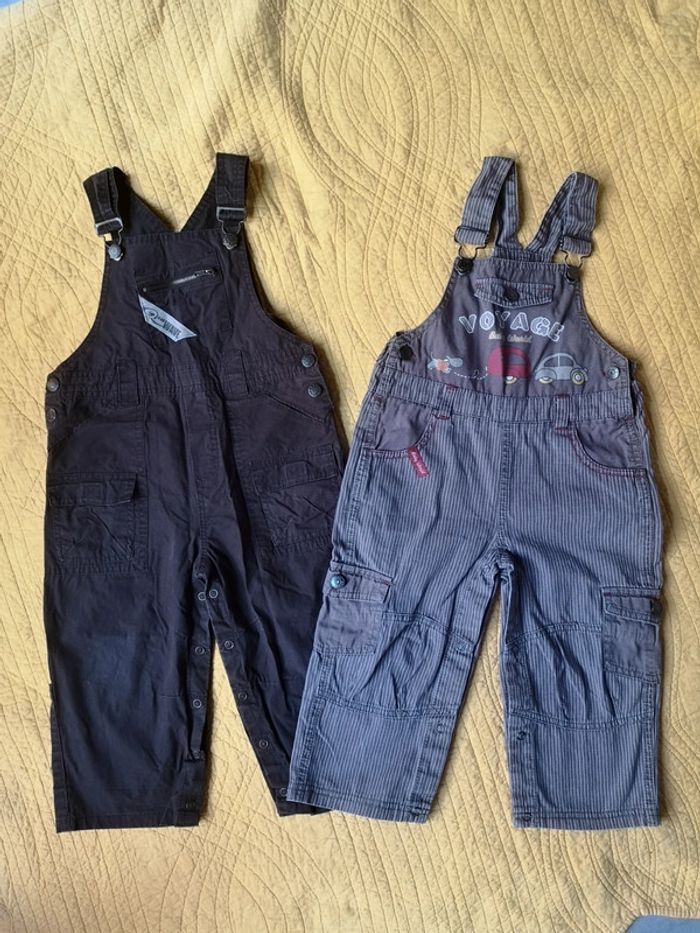 2 salopettes 2 ans