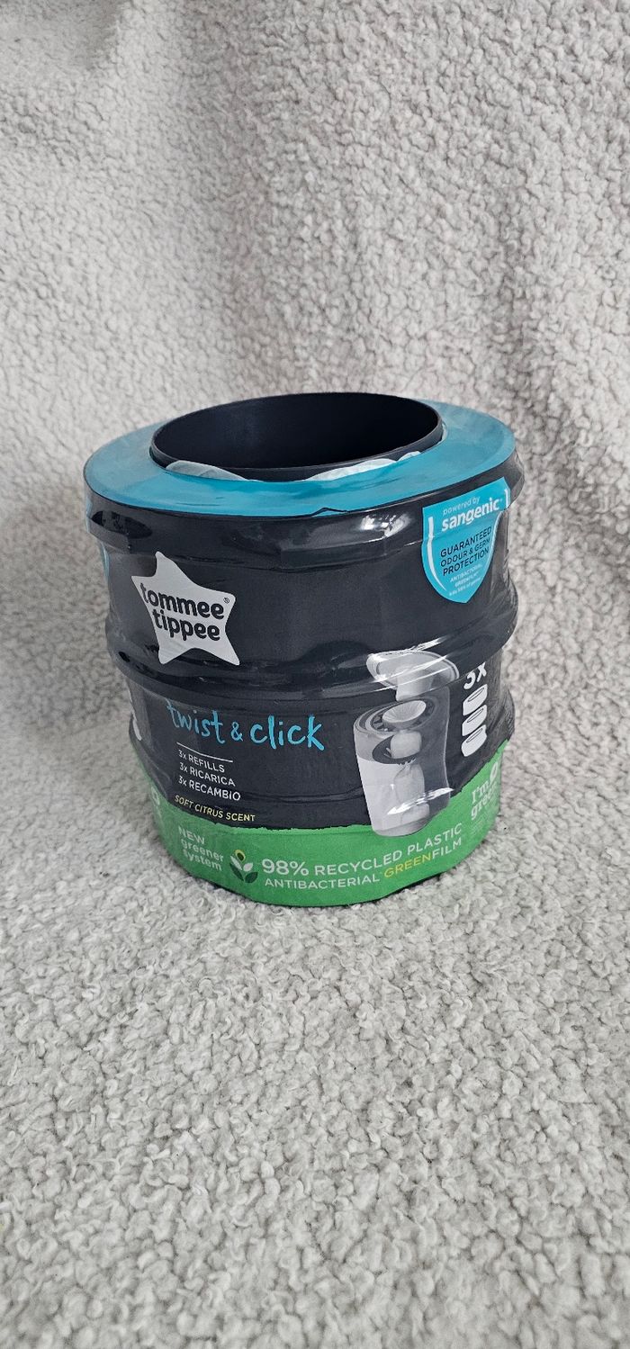 Pack de 3 recharges originales Twist & click Tommee Tippee neufs - photo numéro 1