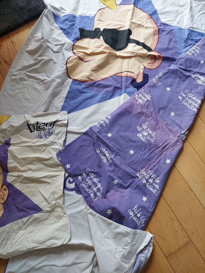 Housse de couette réversible titeuf + taie d'oreiller - photo numéro 2