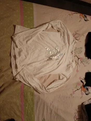 Tee shirt 14 ans étoile holographique uessentiel