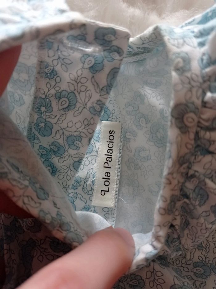 Robe chic liberty bleu Lola palacios 4 ans - photo numéro 4